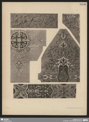 Decorations-Motive zum allgemeinen Gebrauch. Florale Ornamentik