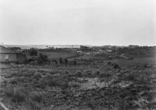 Talsenke : Blick auf die Häuser von Itapetininga, die in einer Talsenke liegen.