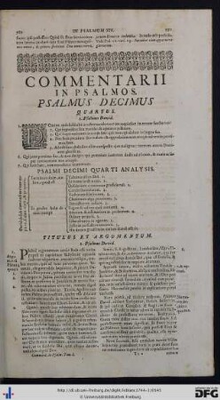 Psalmus Decimus Quartus.