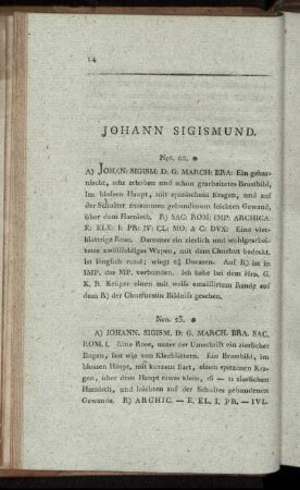 Johann Sigismund.