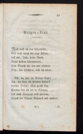 Pilger-Lied