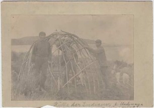 "Hütte der Indianer bei Ushuaya"