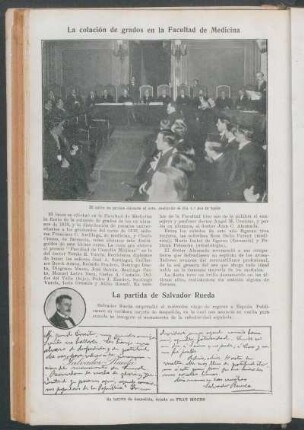 La colación de grados en la Facultad de Medicina