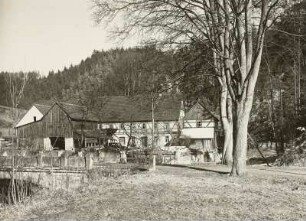 Hesselitmühle im Polenztal bei Hohnstein