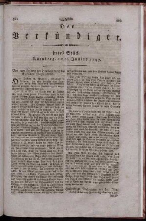 51tes Stück. Nürnberg, am 20. Junius 1797