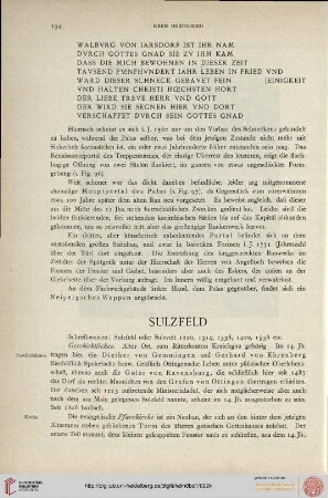 ⟦Sulzfeld⟧
