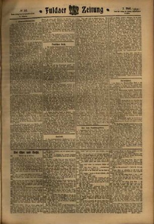 Zweite Ausgabe vom Donnerstag, den 22. September 1910.