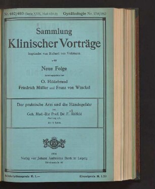 Der praktische Arzt und die Händegefahr