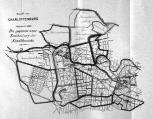 Plan von Charlottenburg., 19. September 1900