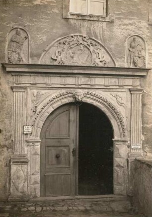 Lauenstein, Schloßportal : Portal des Schlosses Lauenstein