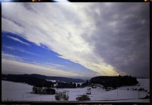 Breitnau: Föhnhimmel über Breitnau