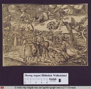 Die Ausgießung der Schalen des Zorns Gottes (Offenb. 16).