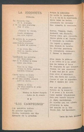 "Los campeones"