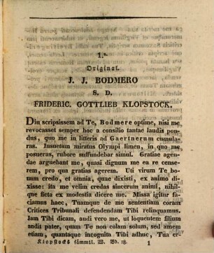 Klopstocks sämmtliche sprachwissenschaftliche und ästhetische Schriften : nebst den übrigen bis jetzt noch ungesammelten Abhandlungen, Gedichten, Briefen etc., Band 6. Klopstocks Briefe