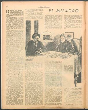El milagro : Novela corta por Cesar Carrizo