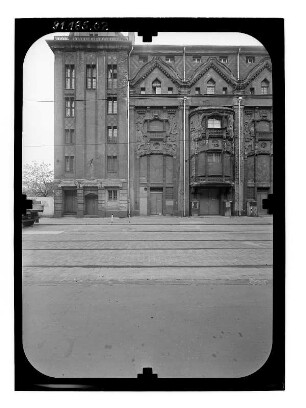 Berlin-Mitte, Friedrichstraße 101/102. Metropol-Theater (1910-1911; H. Schweitzer). Rückseite (von der Planckstraße)