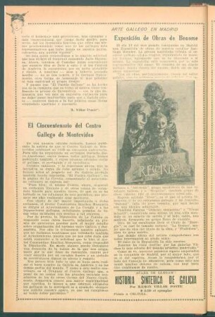 Arte gallego en Madrid : Exposición de Obras de Bonome