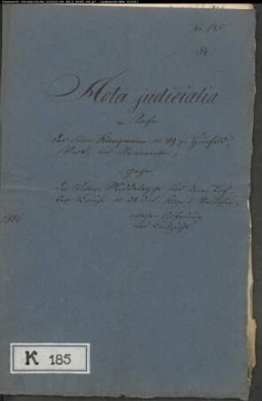 Kampmeier Nr. 49 zu Humfeld gegen Witwe Middelegge Nr. 28 zu Humfeld