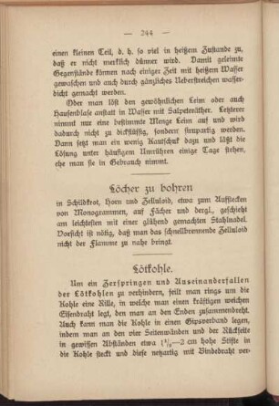 Löcher zu bohren.