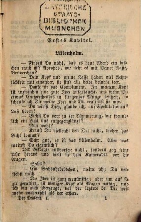 Der Trabant : geschichtlicher Roman, 1/5