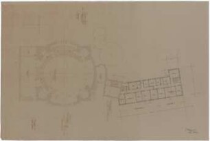 Gsaenger, Gustav; Kassel (Hessen); Kreuzkirche, Wiederaufbau - Vorprojekt Wiederaufbau (Grundriss OG)