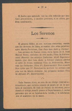 Los Serenos