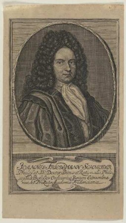 Bildnis des Johann Friedemann Schneider