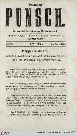 Nro. 47 (24. Novbr. 1850)