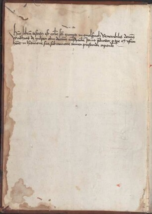 Lectura super Novella in Librum Extra, liber IV Johannis Andreae - Staatliche Bibliothek Ansbach Ms. lat. 70