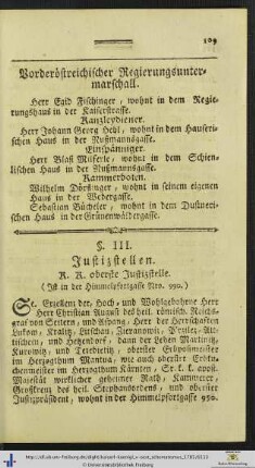 §. III. Justizstellen.