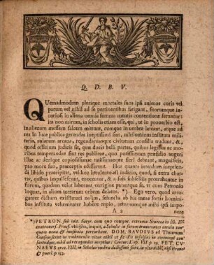 An Romanorum censores in rebus publicis Christianorum constituendi sint, disq. : [pr.]