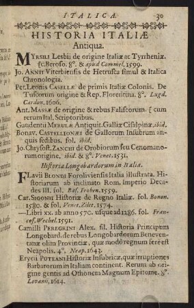 301-380, Historia Italiae Antiqua - Historia Francorum