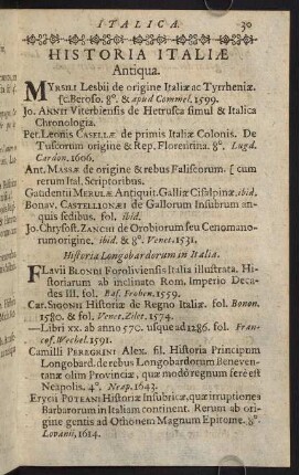 301-380, Historia Italiae Antiqua - Historia Francorum