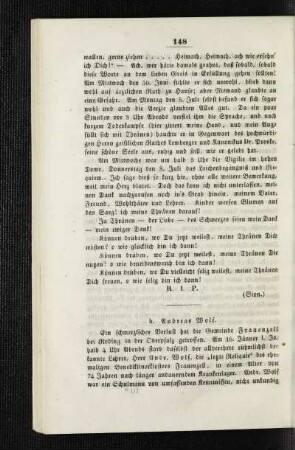 Andreas Wolf : [Nekrolog]