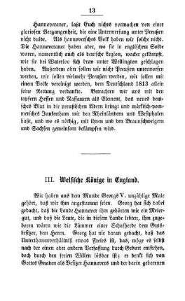 III. Welfische Könige in England.