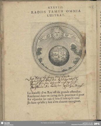 XXXVIII. Radiis Tamen Omnia Lustrat