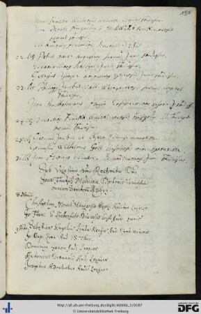 [fol. 190] Rektorat Johannes Fautsch 1649/50 und 1650