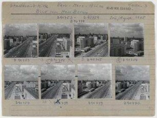 Straßenansichten. Berlin, Mitte, Karl-Marx-Allee (1949-1961 Stalinallee)