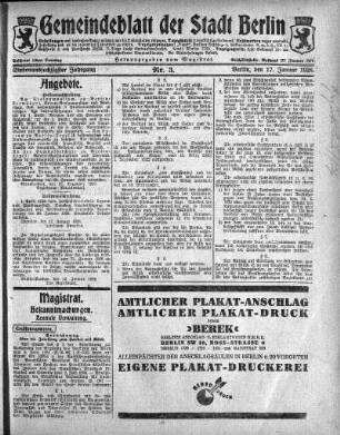1926,3: Nr. 3, 17. Januar 1926
