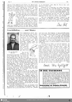 Geschäftsfrau . . . . und Mutter