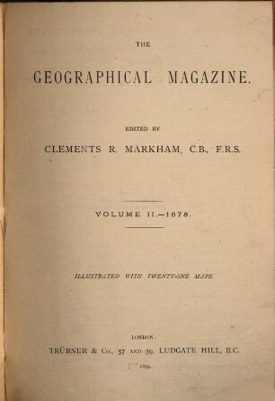 The Geographical magazine. 2, 2. 1875