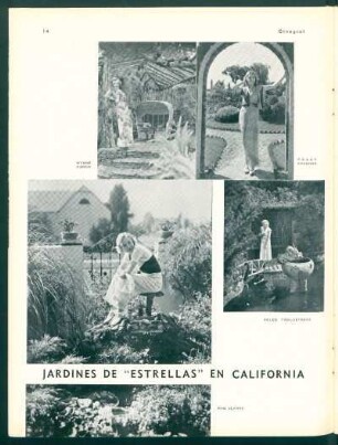 Jardines de "estrellas" en California
