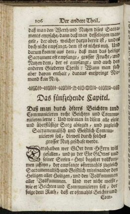 Das fünfzehende Capitel.