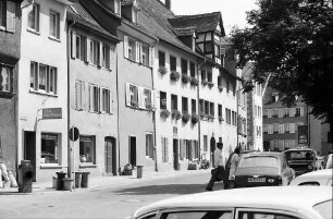 Überlingen: Münsterstraße, Häuserfront