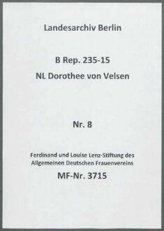 Ferdinand und Louise Lenz-Stiftung des Allgemeinen Deutschen Frauenvereins