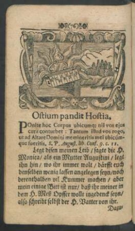 Ostium pandit Hostia.