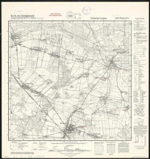 Meßtischblatt 4266 : Bojanowo, 1940 : Bojanowo. - Ausg. m. dt. Namen, letzte Nachtr. 1932, redakt. Änd. [19]40. - 1:25000. - [Berlin]: Reichsamt für Landesaufnahme, 1940. - 1 Kt.