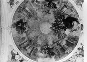 Mutter der schönen Liebe : Mutter der schönen Liebe. Fresko (1748/1750; G. B. Goetz). Birnau (Uhldingen-Mühlhofen), Wallfahrtskirche Sankt Marien, Kuppel