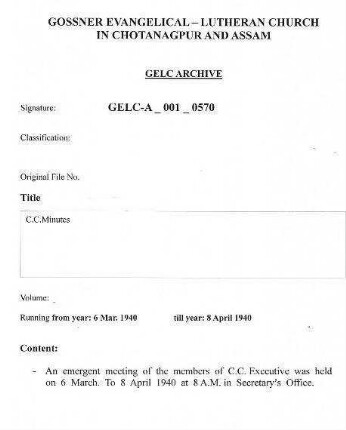 C.C. Minutes