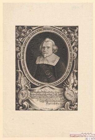 Sebastian Heinlein, Senior des Collegium Medicum; geb. 14. März 1594